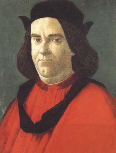 Sandro Botticelli Portrait of Lorenzo de'Lorenzi